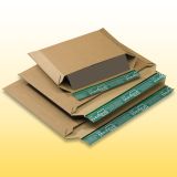 100 St�ck Kartonversandtaschen Gr��e 4 / Quer = 335 x 230 x bis 30 mm